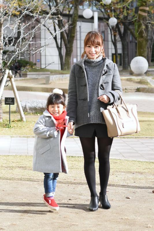 防寒コーデもしっかりおしゃれ!しかもプチプラで勝負! 親子コーデのリンクアイテムはタートルネック♪