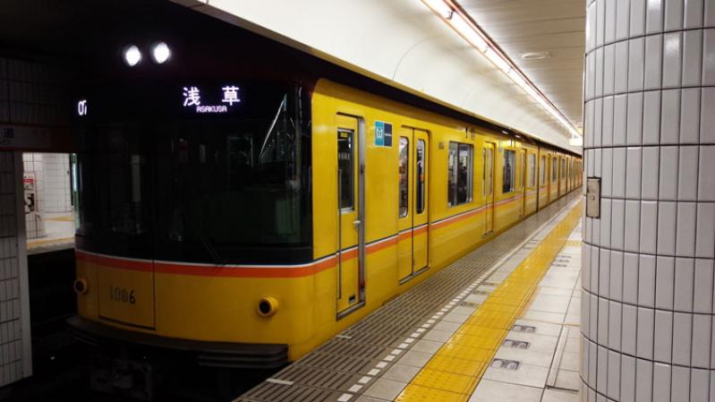 「ミモザの日」には、黄色い電車に乗ってお出かけ♪ 東京メトロ 銀座線