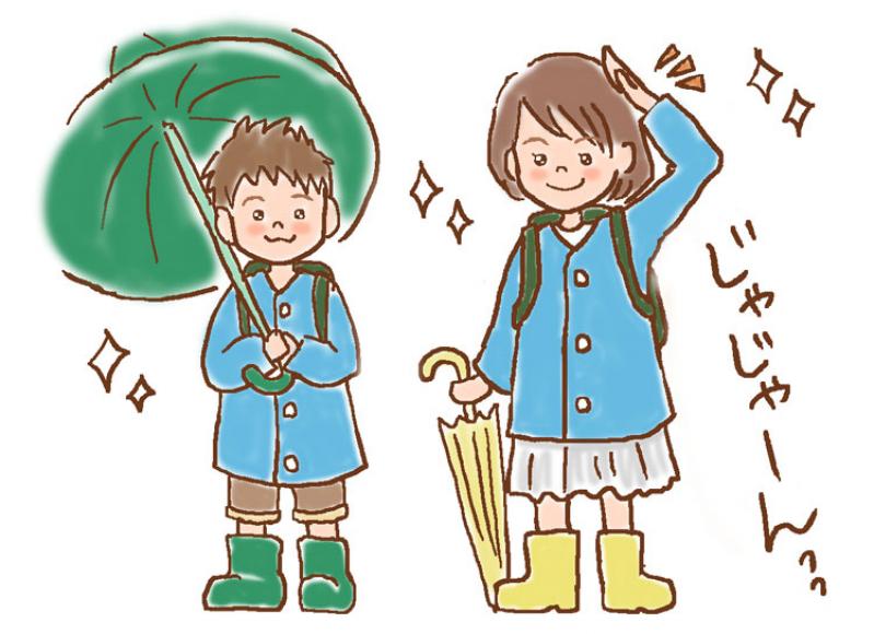 【漫画で描いてみた】保育園の雨の日あるある