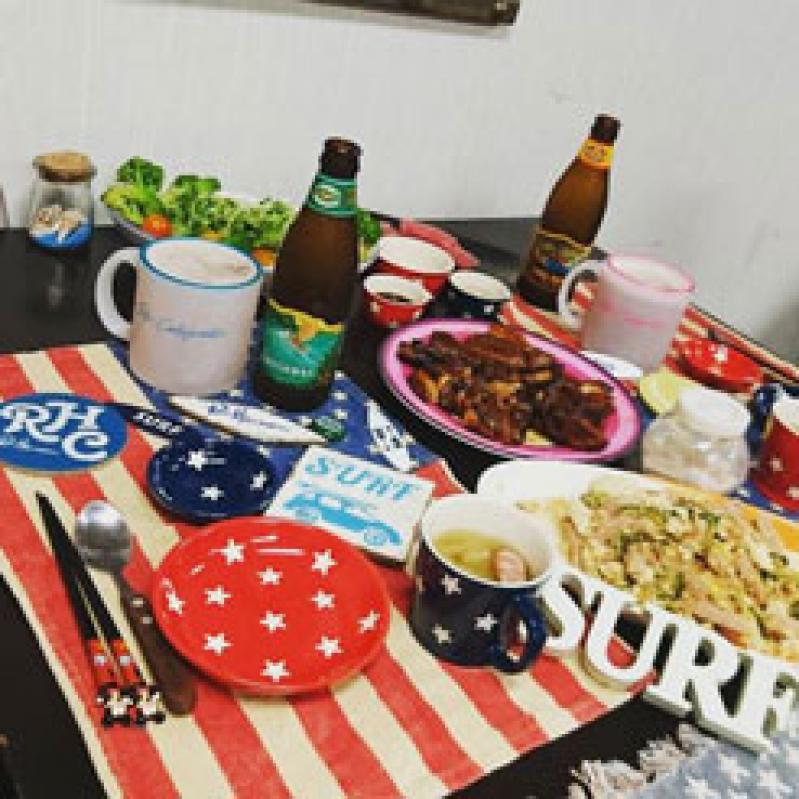 【100均パト】ポップでキュートに変身!100均で叶うアメリカンな食卓?