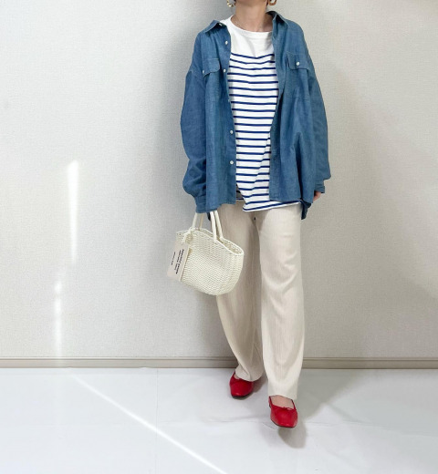 気分は春まっしぐら!UNIQLOのボーダーTの春待ちコーデをチェック