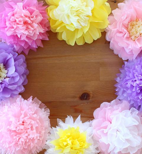 「お馴染みの【お花紙】で作れる可愛いモノ♪」