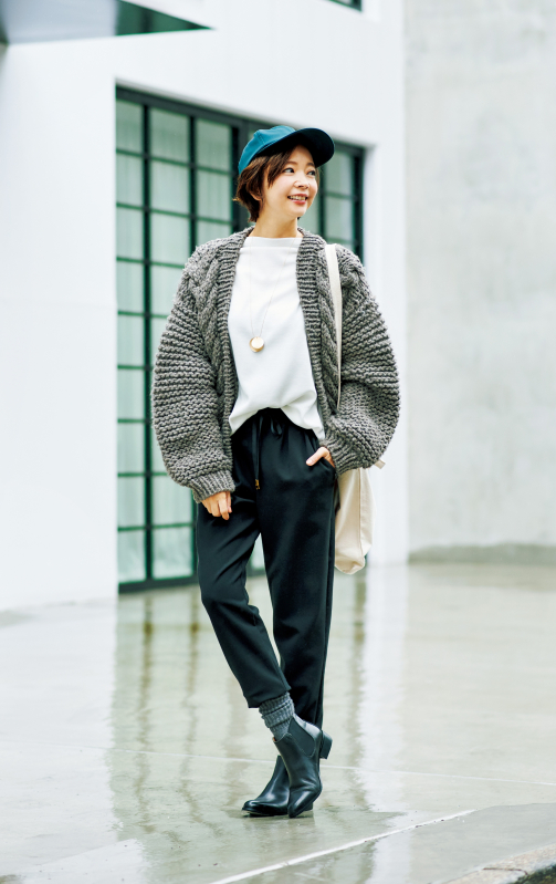 ボリュームニット 重ね着ニットも太って見えない 5つの神テク紹介 Mamagirl ママガール