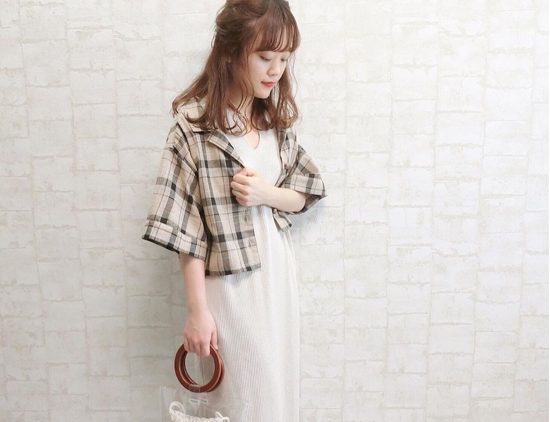 カットソーワンピースをいち早くゲットして 着こなし術を伝授 Mamagirl ママガール