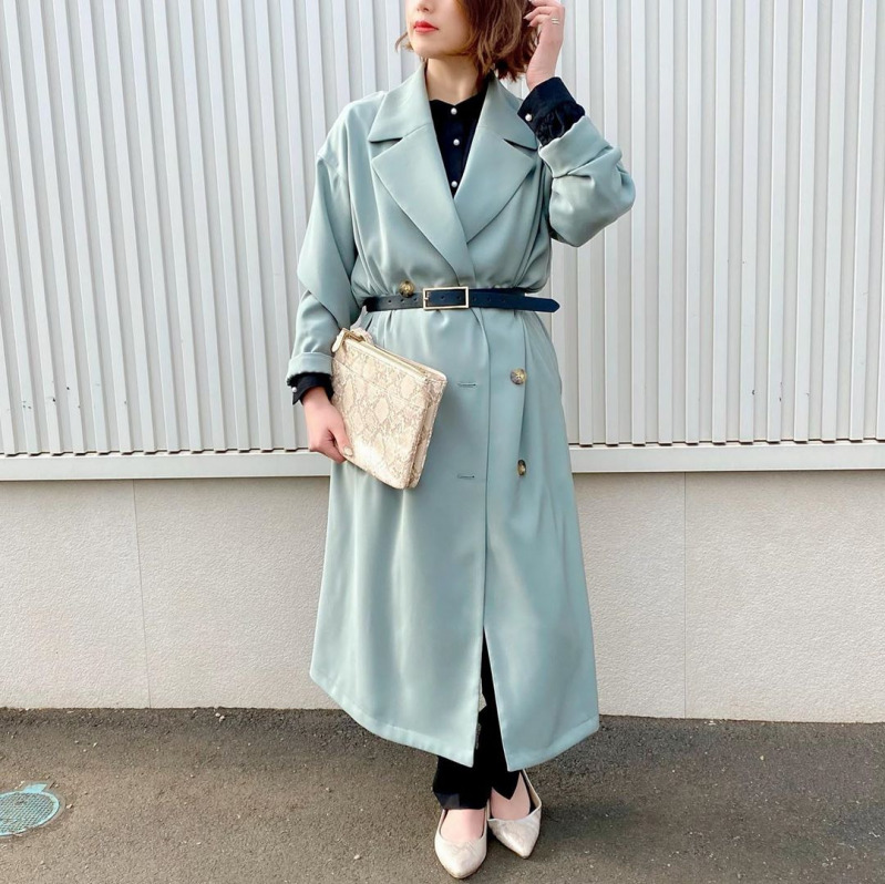 安すぎです Guのトレンチコート 高見えするおしゃれコーデも紹介 Mamagirl ママガール