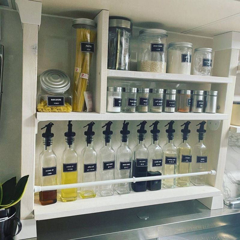 スパイスラックの簡単diyアイデア7選 All100均材料の作り方も Mamagirl ママガール